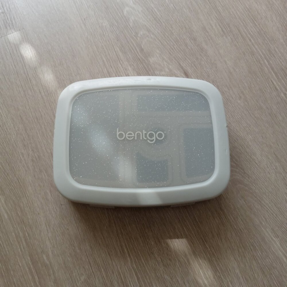 NEW Gray Silver Bento Lunch Box